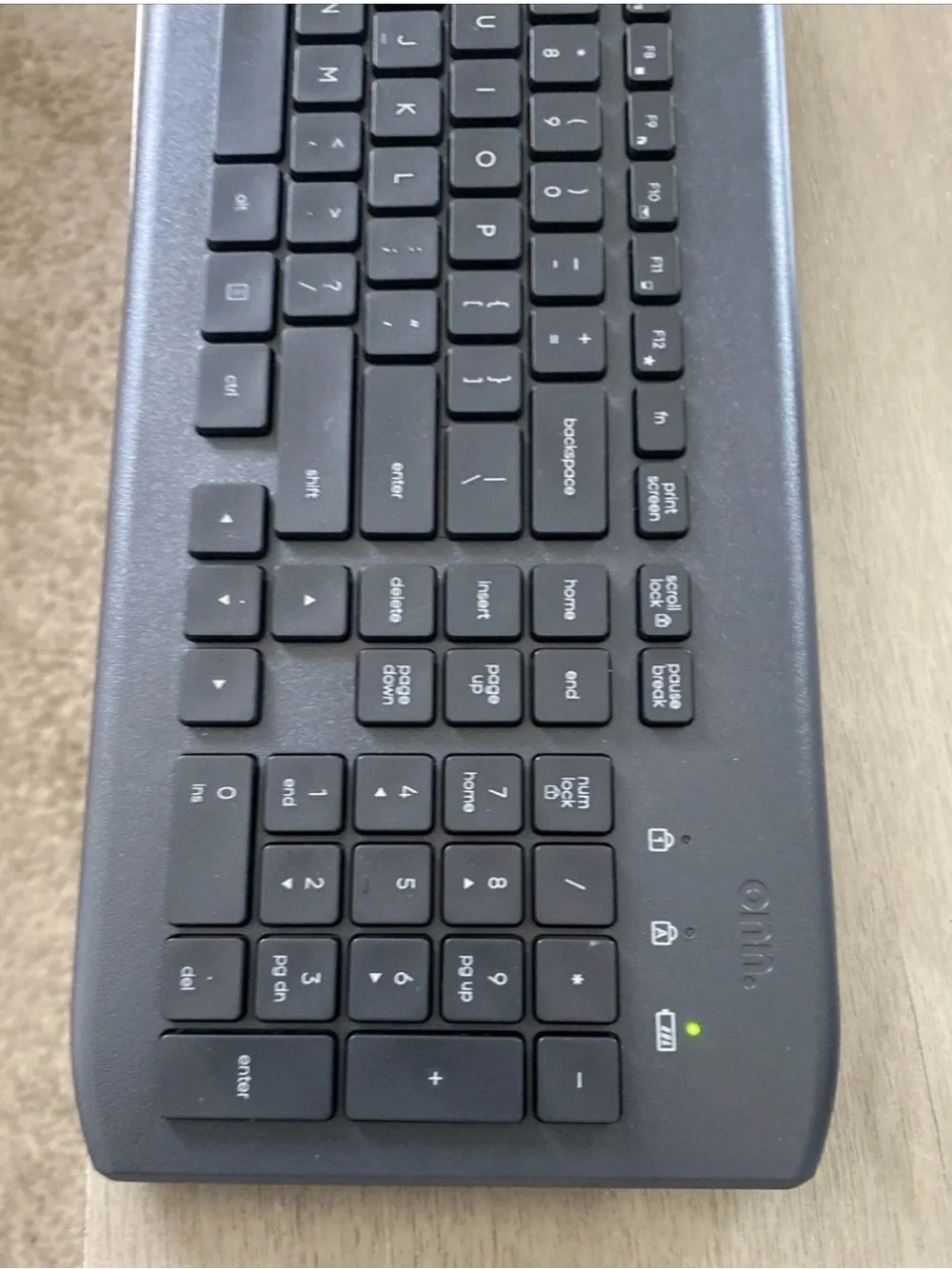 SURF ONN WIRELESS KEYBOARD AND MOUSE 104 Keys No USB Receiver, Keyboard Only
